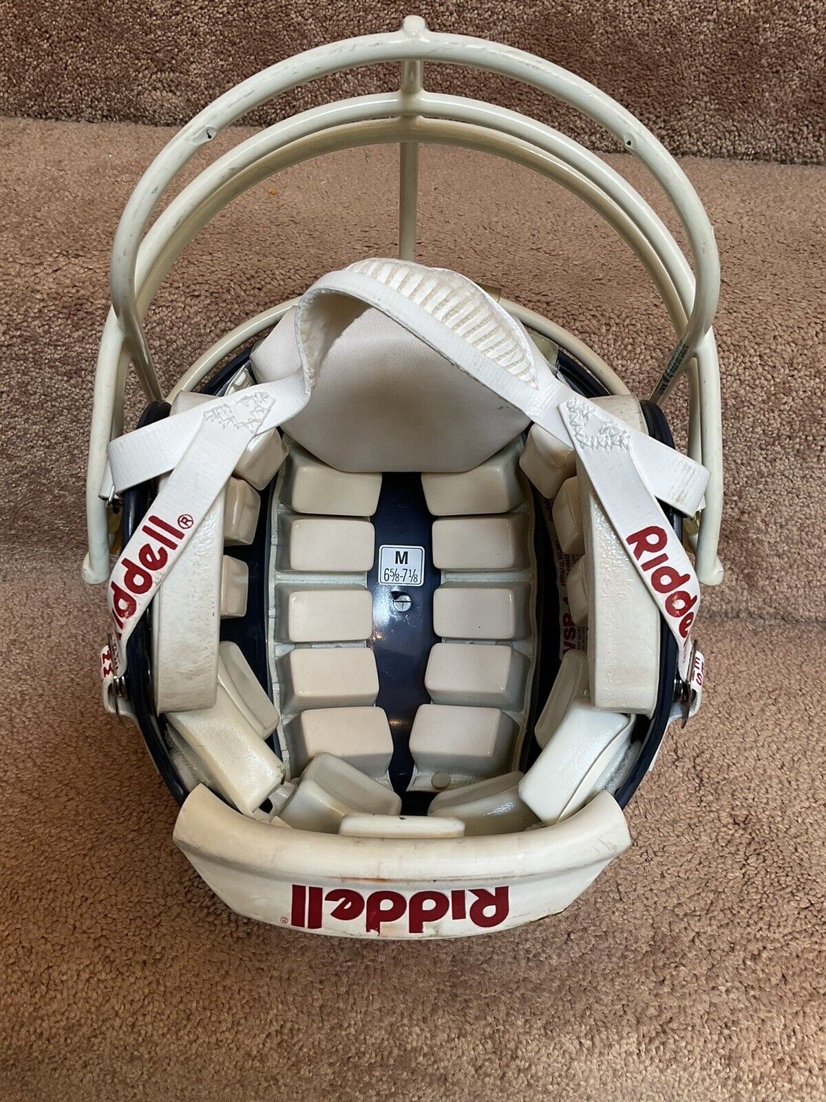 1988 New York Giants Vintage Riddell VSR-1 Game Used Football Helmet Sports Mem, Cards & Fan Shop:Fan Apparel & Souvenirs:Football-NFL Riddell