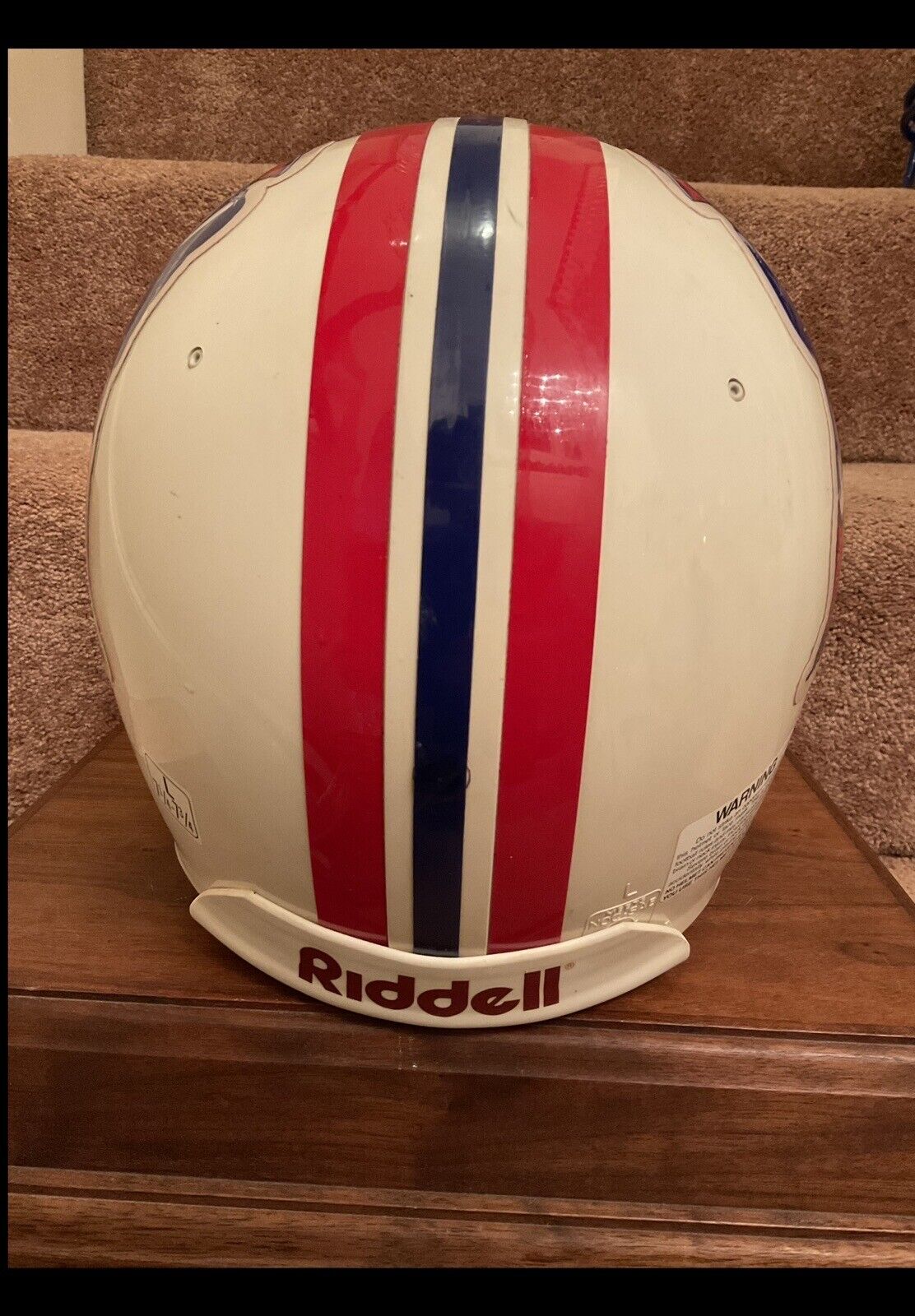 Vintage Riddell VSR-1 New England Patriots Game Football Helmet Sports Mem, Cards & Fan Shop:Fan Apparel & Souvenirs:Football-NFL Riddell   