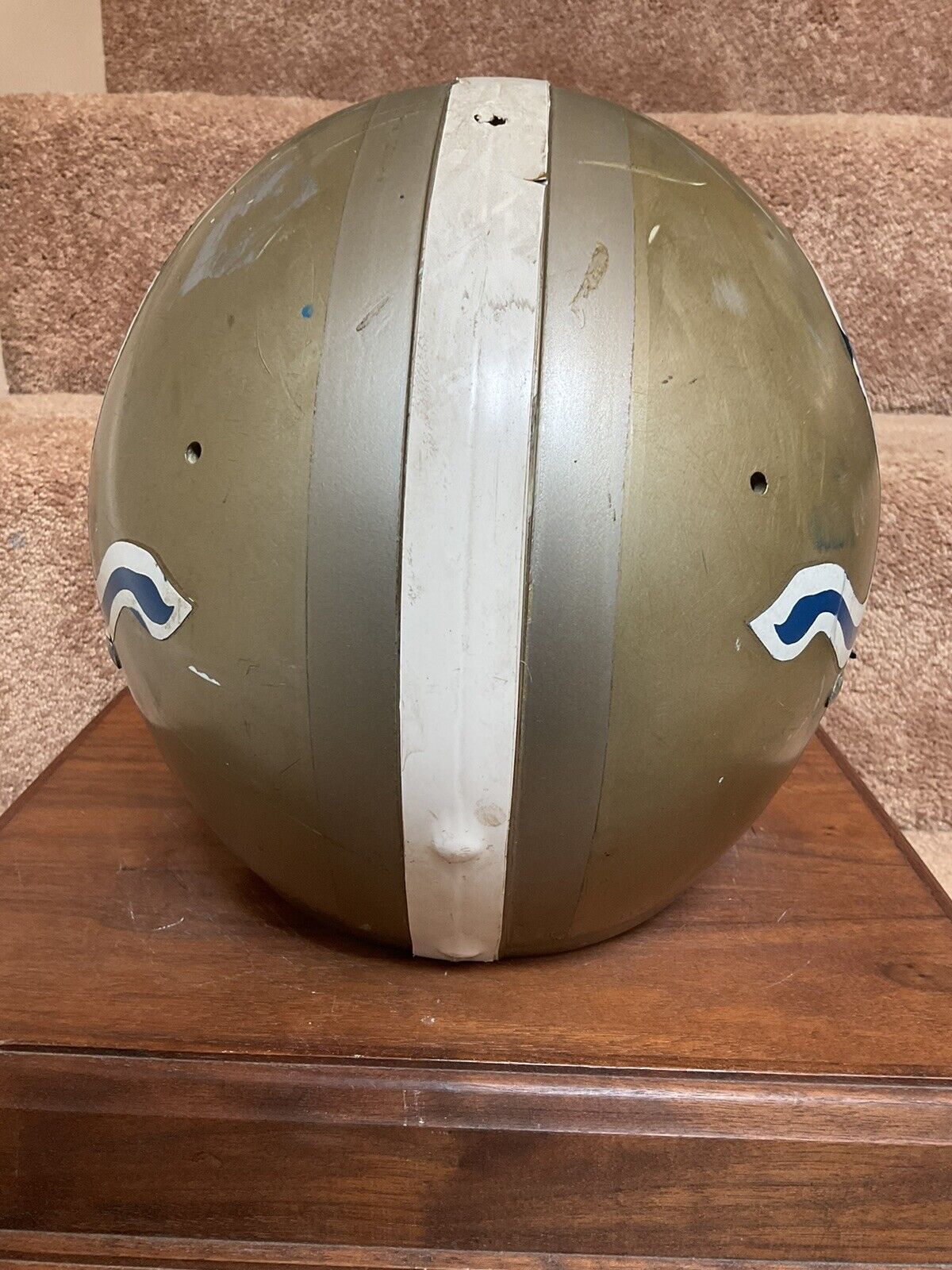 Vintage Game Used Riddell Kra-Lite-8 Suspension Football Helmet Detroit Lions Sports Mem, Cards & Fan Shop:Fan Apparel & Souvenirs:Football-NFL Riddell