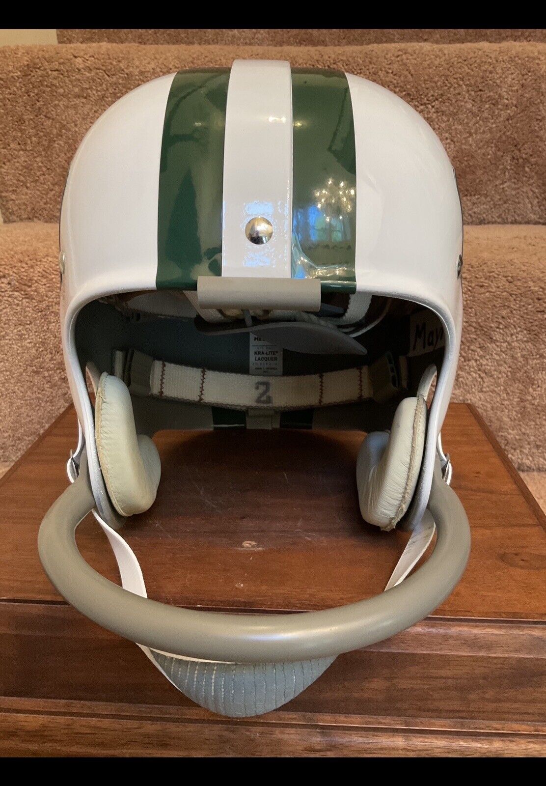 Riddell Kra-Lite RK2 Suspension Football Helmet New York Jets Super Bowl III Sports Mem, Cards & Fan Shop:Fan Apparel & Souvenirs:Football-NFL Riddell