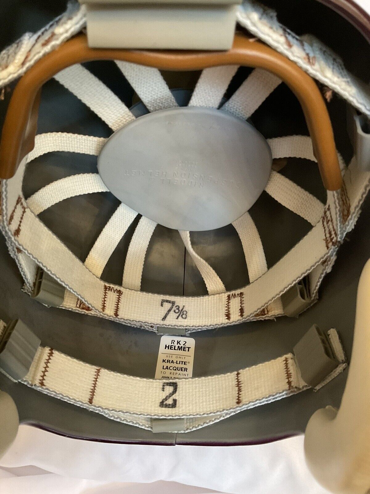 Riddell Kra-Lite RK2 Football Helmet 1964 Washington Redskins Feather Jurgensen Sports Mem, Cards & Fan Shop:Fan Apparel & Souvenirs:Football-NFL Riddell