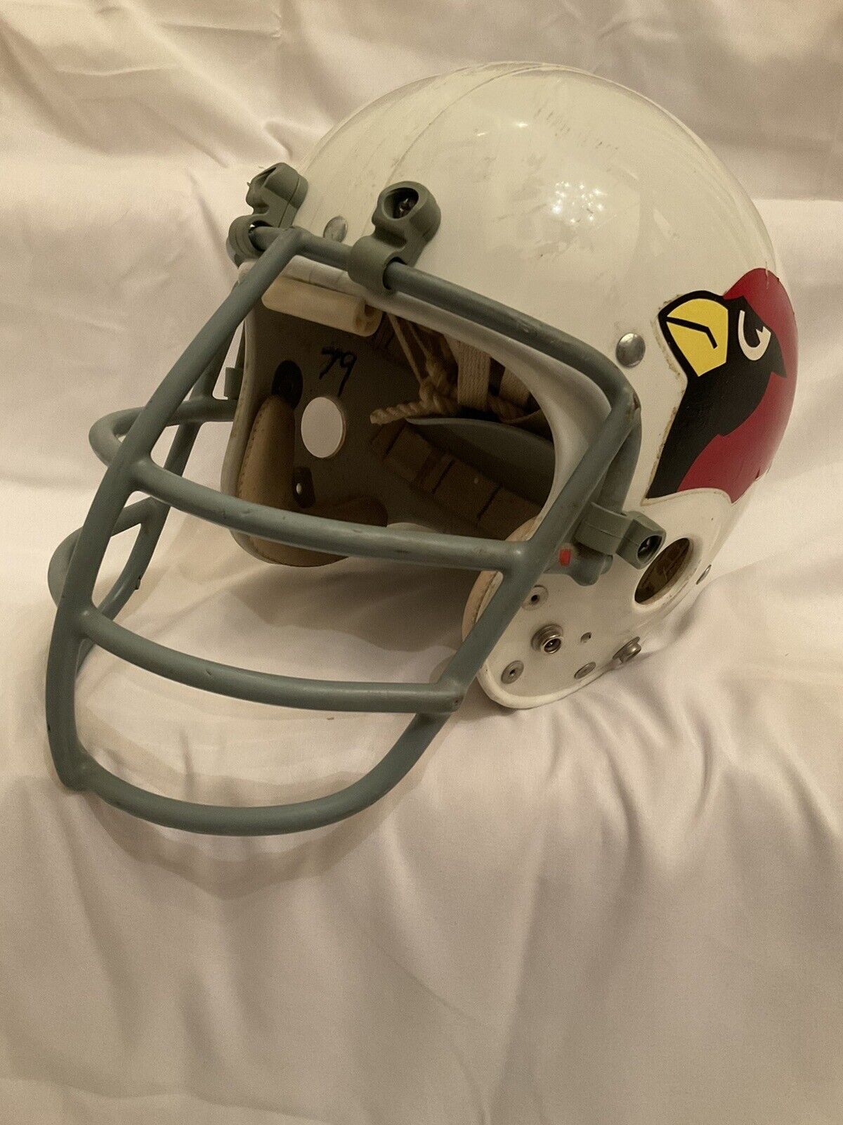 Vintage 1972 Riddell Kra-Lite II Game Used Football Helmet St. Louis Cardinals Sports Mem, Cards & Fan Shop:Fan Apparel & Souvenirs:Football-NFL Riddell