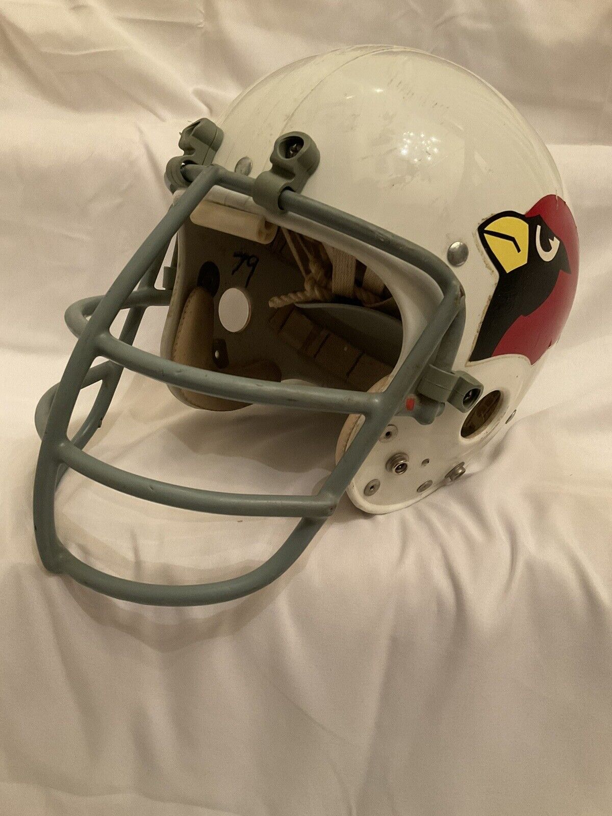 Vintage 1972 Riddell Kra-Lite II Game Used Football Helmet St. Louis Cardinals Sports Mem, Cards & Fan Shop:Fan Apparel & Souvenirs:Football-NFL Riddell   