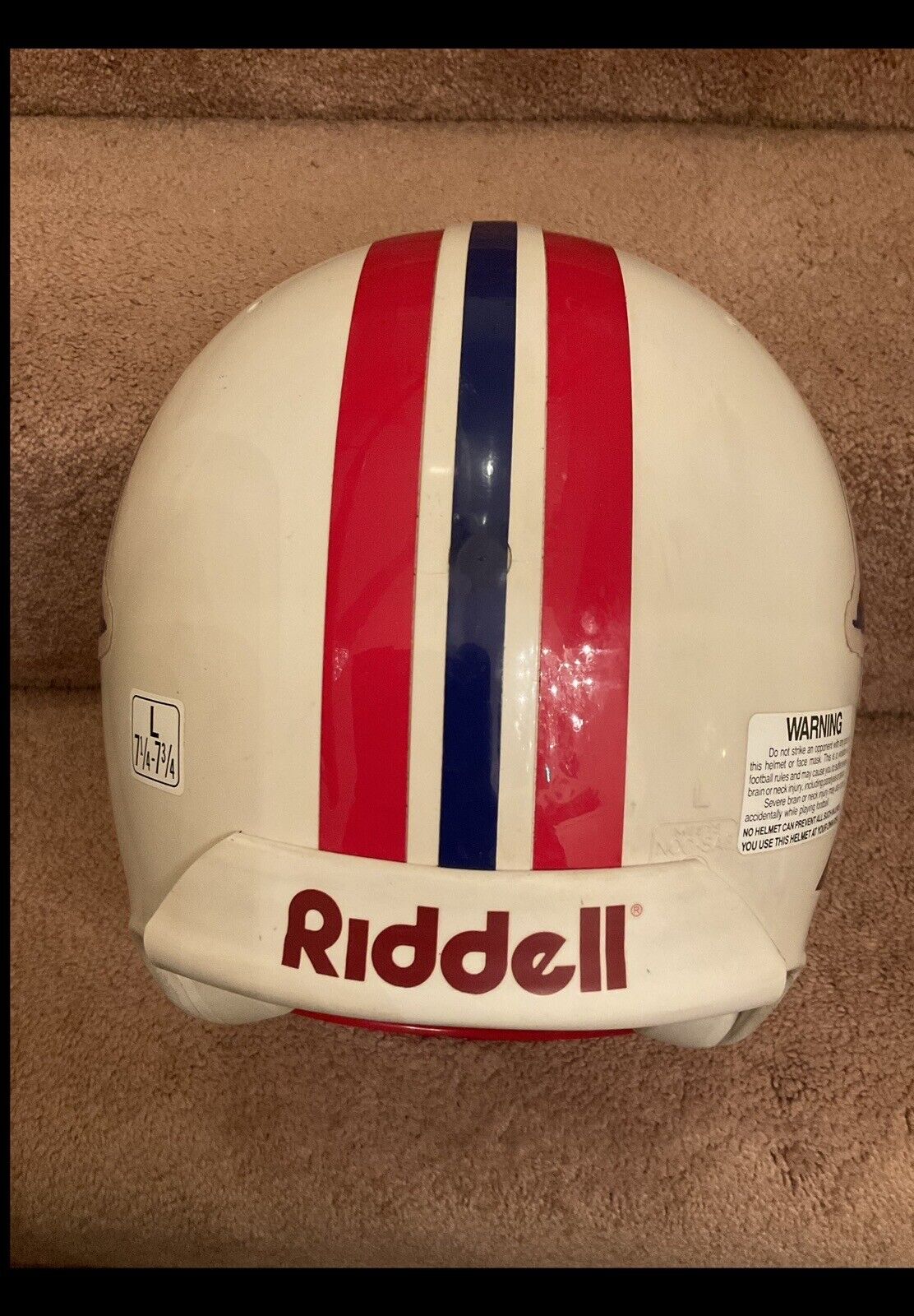 Vintage Riddell VSR-1 New England Patriots Game Football Helmet Sports Mem, Cards & Fan Shop:Fan Apparel & Souvenirs:Football-NFL Riddell