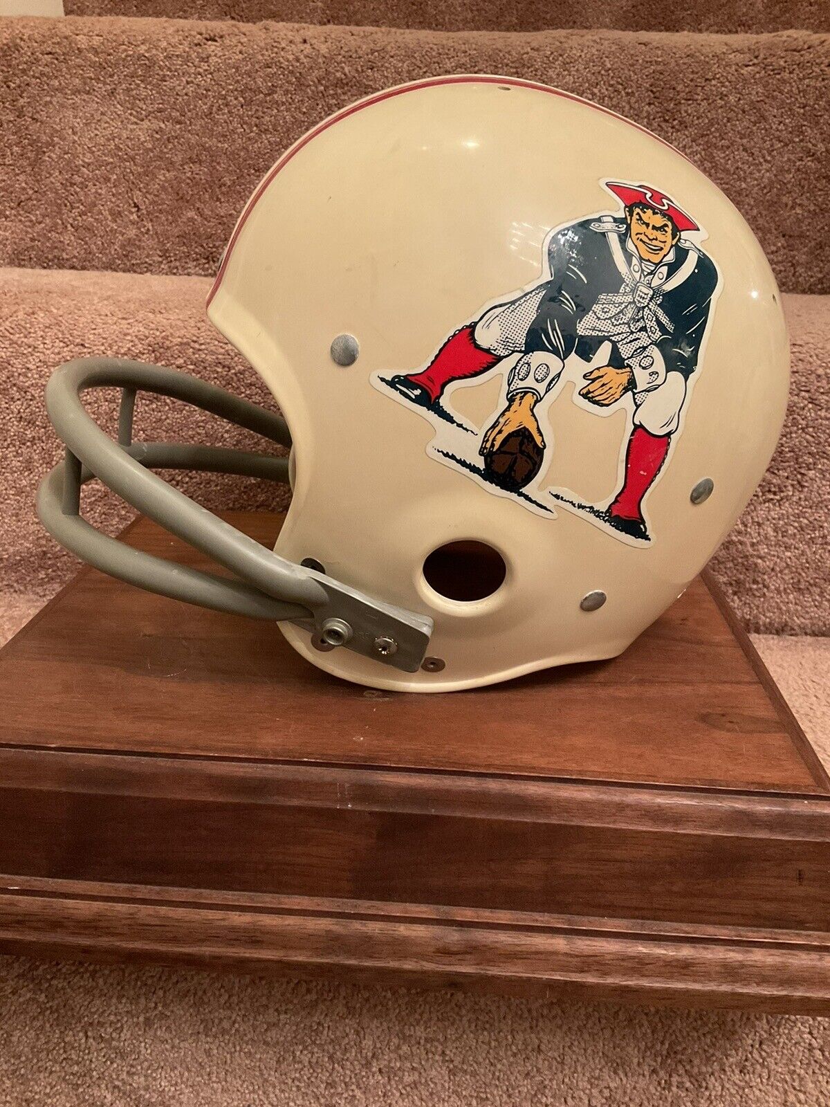 Original Riddell 1970 Boston Patriots Kra-Lite TK2 Game Football Helmet Rare Sports Mem, Cards & Fan Shop:Fan Apparel & Souvenirs:Football-NFL Riddell