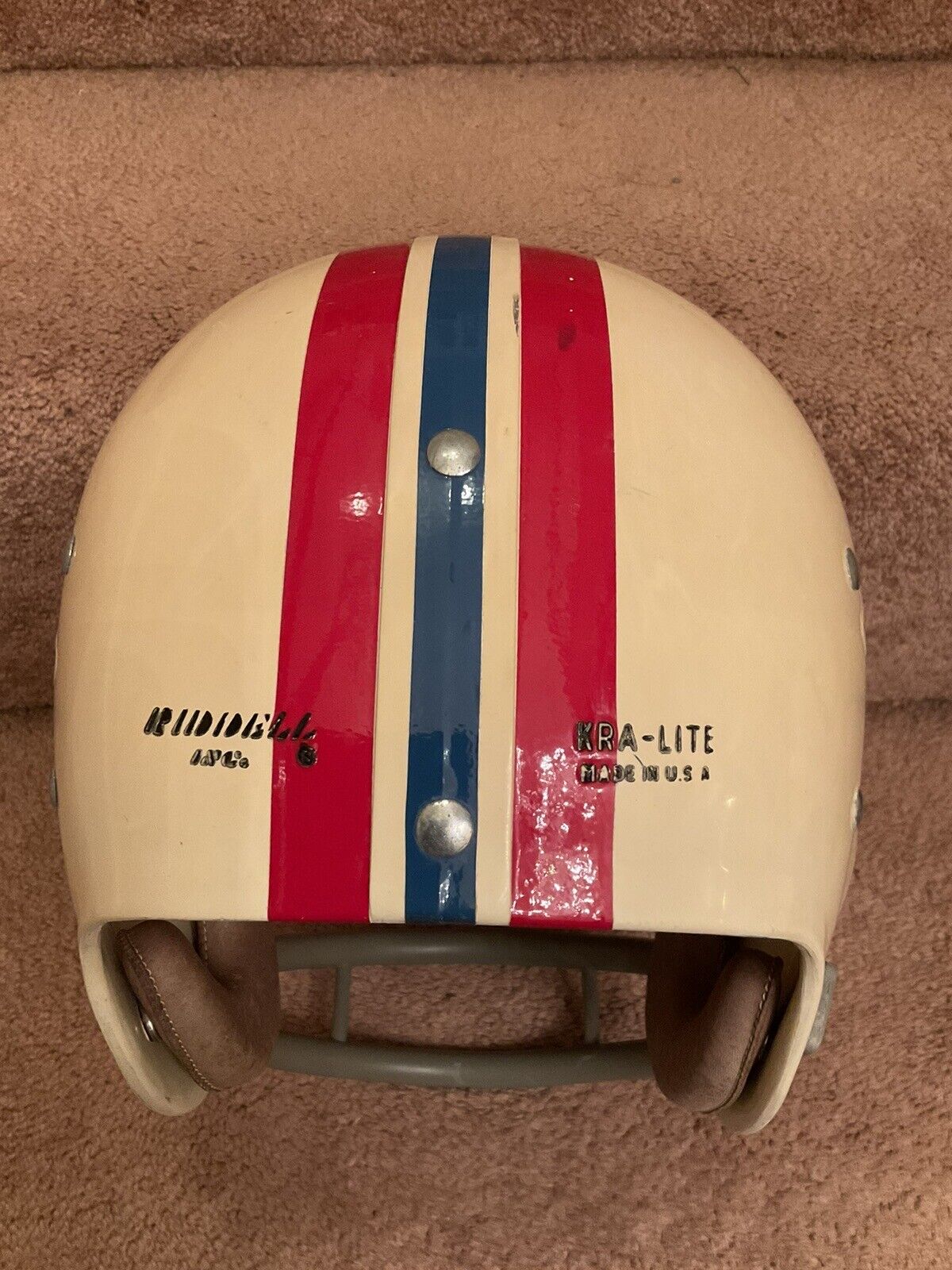 Original Riddell 1970 Boston Patriots Kra-Lite TK2 Game Football Helmet Rare Sports Mem, Cards & Fan Shop:Fan Apparel & Souvenirs:Football-NFL Riddell