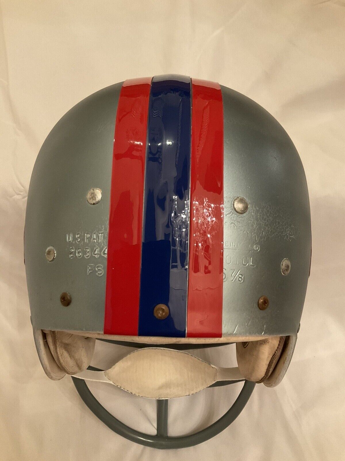 Original Vintage Wilson Football Helmet Custom 1969 - 1970 Houston Oilers NJOP Sports Mem, Cards & Fan Shop:Fan Apparel & Souvenirs:Football-NFL Wilson
