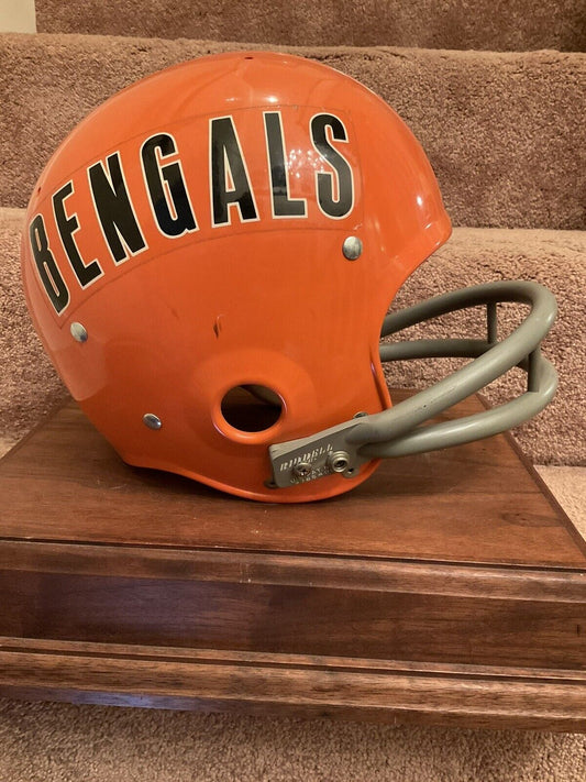 Original Riddell 1970 Cincinnati Bengals Kra-Lite TK2 Game Football Helmet Rare Sports Mem, Cards & Fan Shop:Fan Apparel & Souvenirs:Football-NFL Riddell