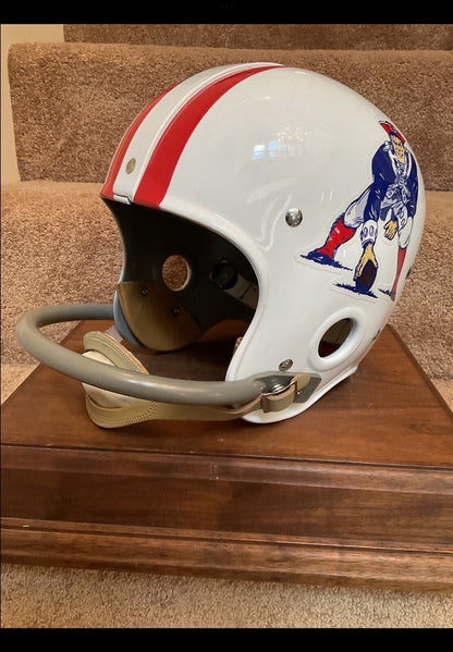 Riddell Kra-Lite RK4 Suspension Football Helmet 1961 Boston Patriots Jaw Pads! Sports Mem, Cards & Fan Shop:Fan Apparel & Souvenirs:Football-NFL Riddell   
