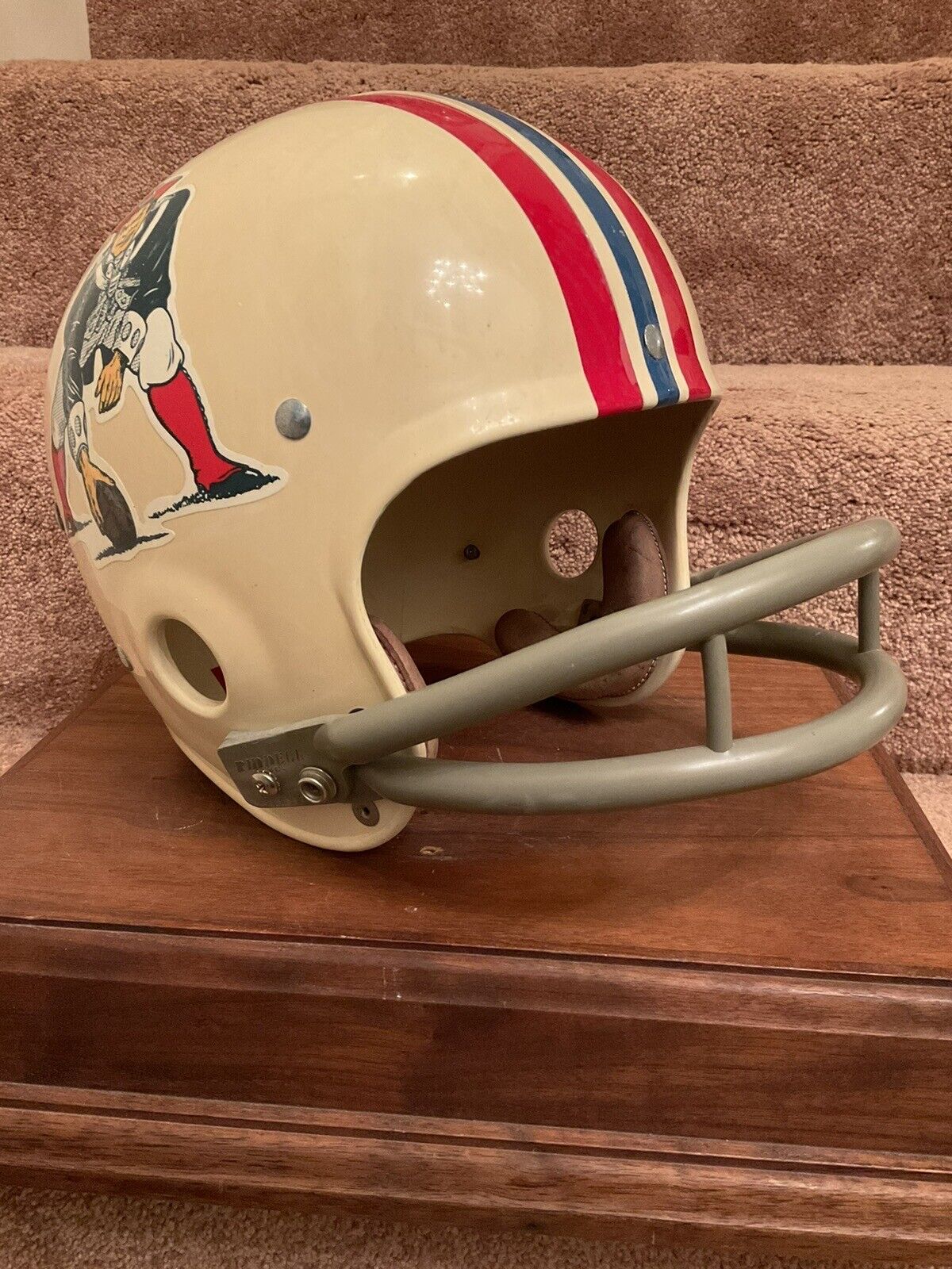 Original Riddell 1970 Boston Patriots Kra-Lite TK2 Game Football Helmet Rare Sports Mem, Cards & Fan Shop:Fan Apparel & Souvenirs:Football-NFL Riddell