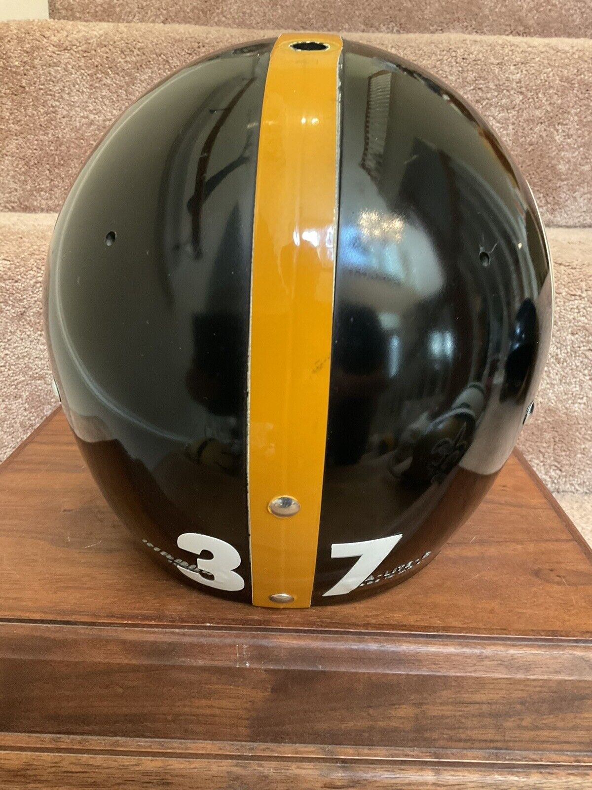 Vintage Riddell Kra-Lite-8 TK2 Football Helmet 1970 Pittsburgh Steelers Rare Sports Mem, Cards & Fan Shop:Fan Apparel & Souvenirs:Football-NFL Riddell