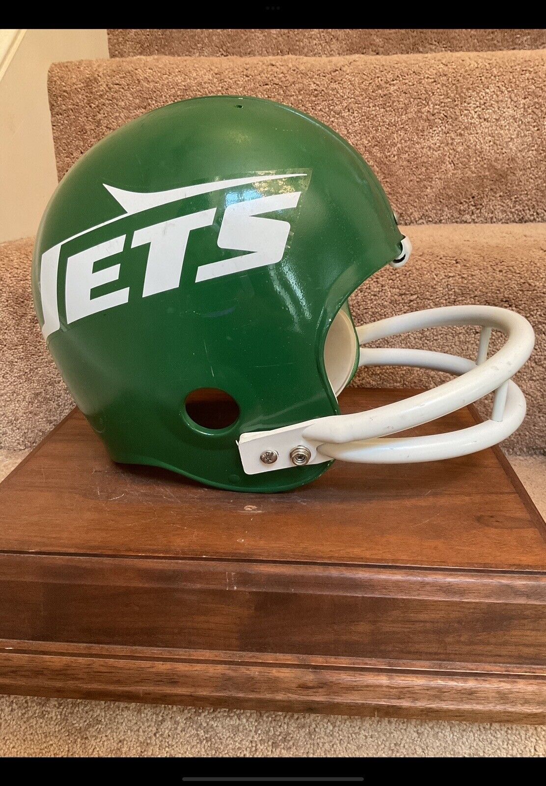 Vintage Original Wilson F2101 Football Helmet Custom 1978 New York Jets Vintage Original Wilson F2101 Football Helmet Custom 1978 New York Jets