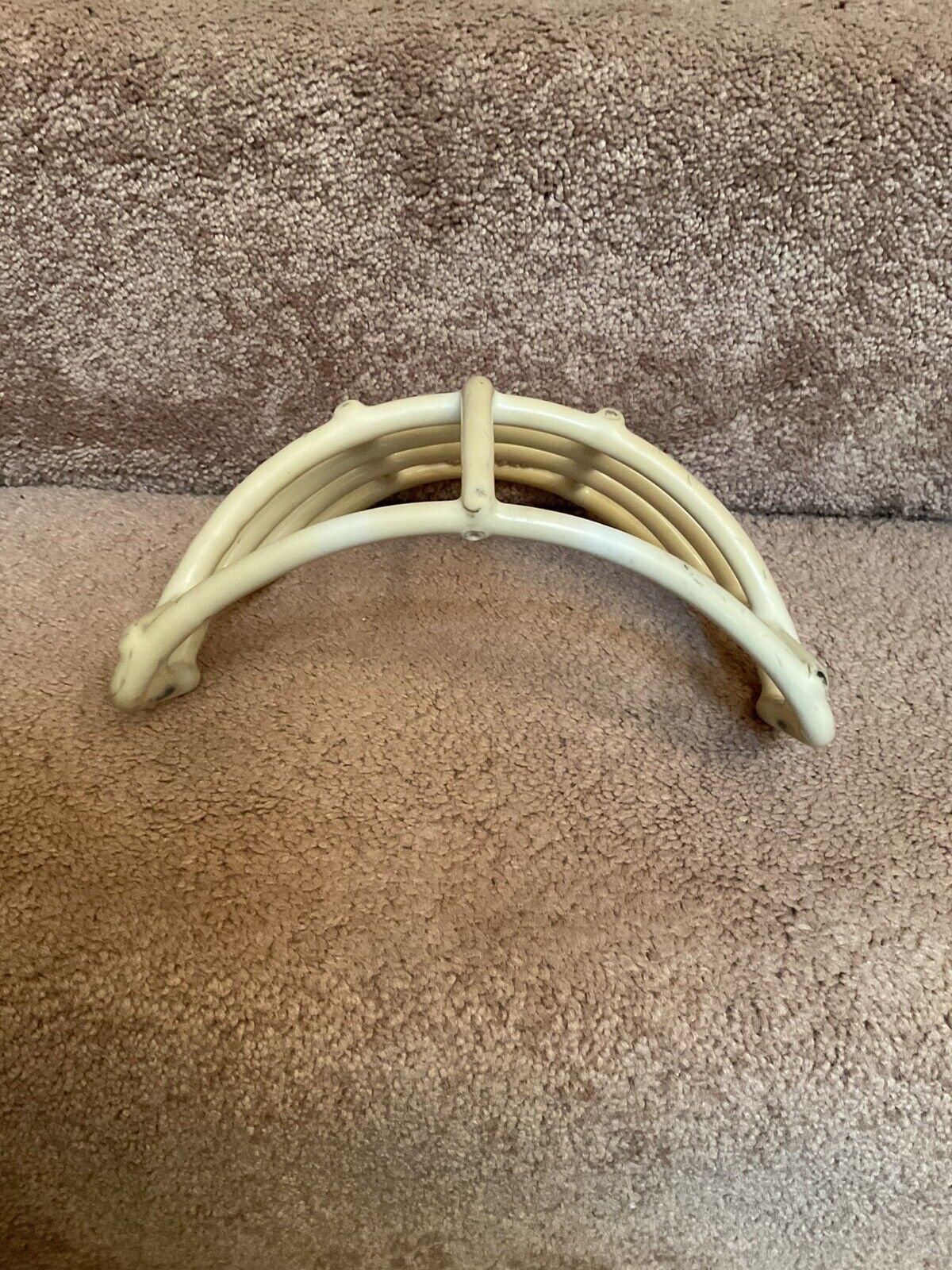 Vintage Riddell 1980s NJOP Football Helmet Lineman White 2-Dot Facemask USFL Sporting Goods:Team Sports:Football:Clothing, Shoes & Accessories:Helmets & Hats Riddell