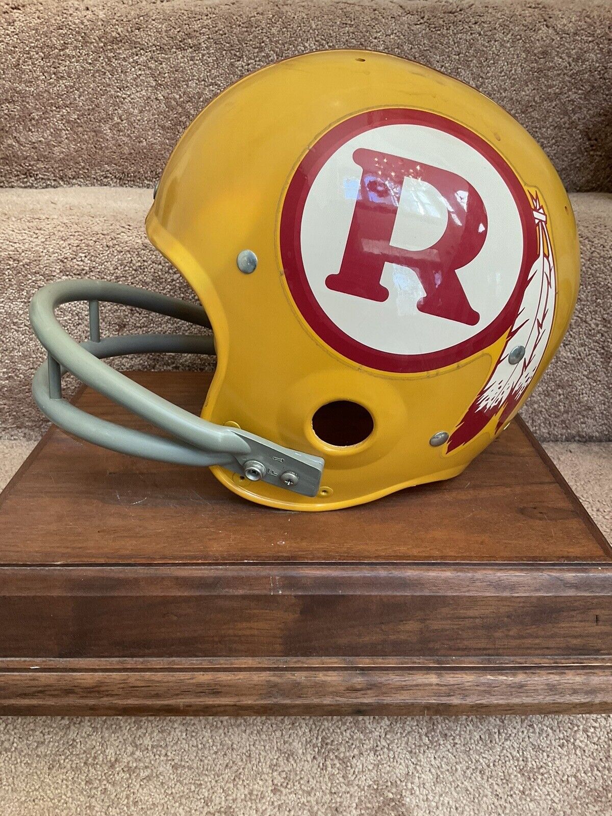 Original Riddell 1971 Washington Redskins Kra-Lite TK2 Game Football Helmet Sports Mem, Cards & Fan Shop:Fan Apparel & Souvenirs:Football-NFL Riddell