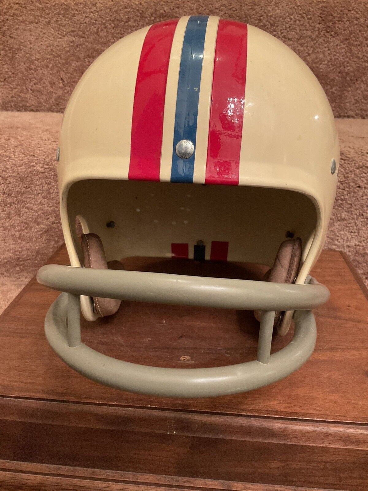 Original Riddell 1970 Boston Patriots Kra-Lite TK2 Game Football Helmet Rare Sports Mem, Cards & Fan Shop:Fan Apparel & Souvenirs:Football-NFL Riddell