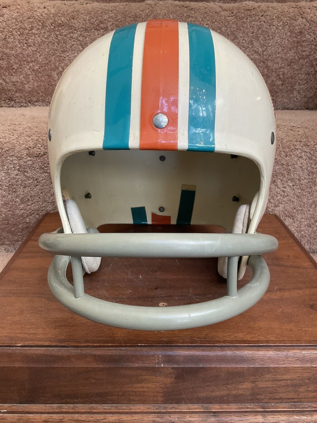 Original Riddell 1972 Miami Dolphins Kra-Lite TK2 Game Football Helmet Perfect Sports Mem, Cards & Fan Shop:Fan Apparel & Souvenirs:Football-NFL Riddell