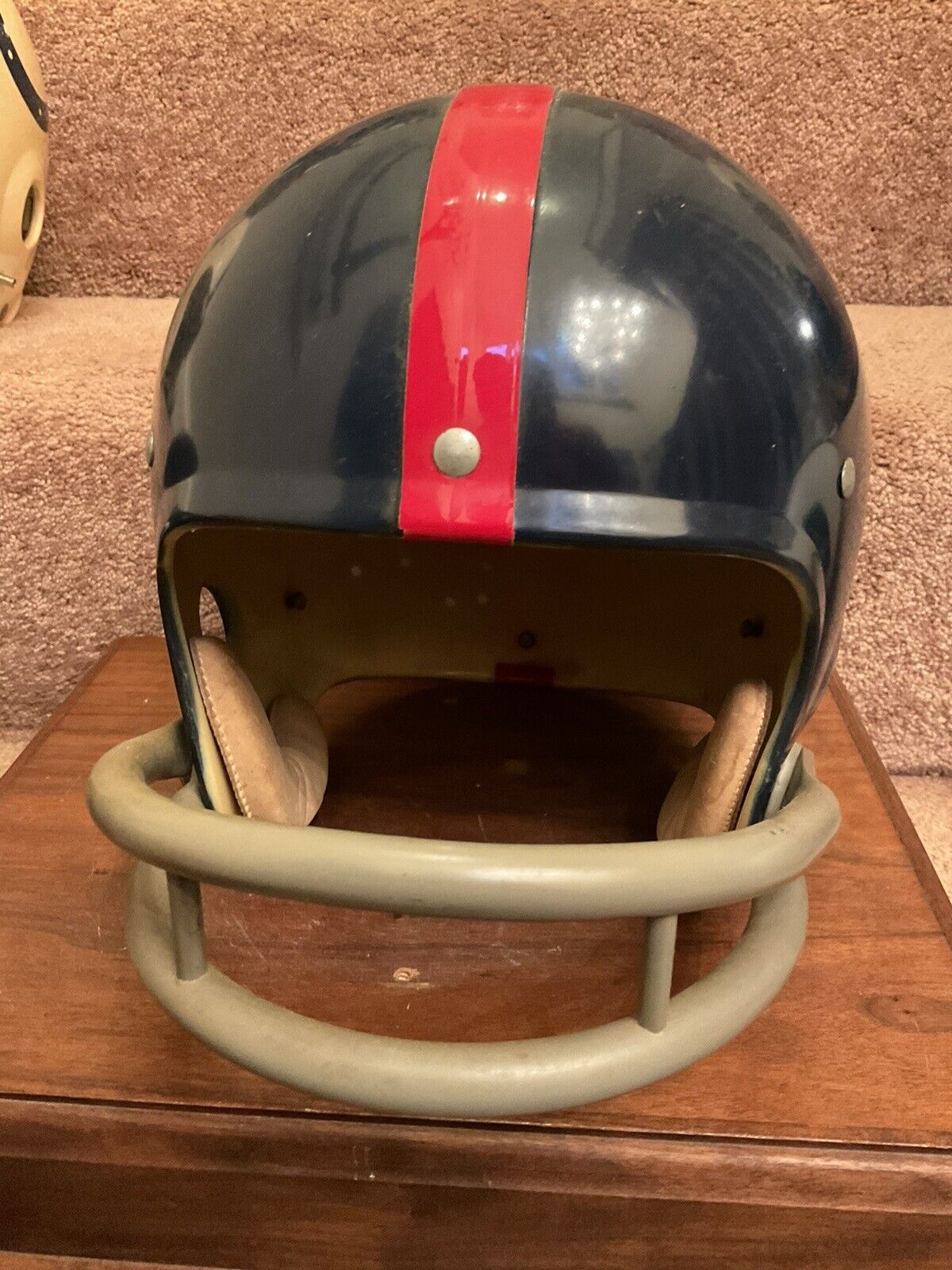 Original Riddell 1971 New York Giants Kra-Lite TK2 Game Football Helmet Sports Mem, Cards & Fan Shop:Fan Apparel & Souvenirs:Football-NFL Riddell