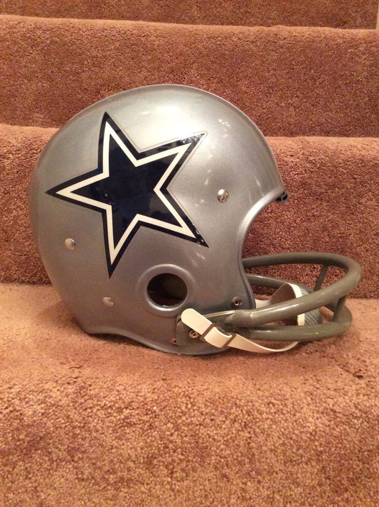 Riddell Classic RK Pro Line Throwback Helmets: Riddell Kra-Lite RK2 Suspension Football Helmet- 1967 Dallas Cowboys RARE  WESTBROOKSPORTSCARDS