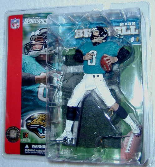 McFarlane Football Sports Picks Figurines: Mark Brunell Jaguars McFarlane Sports Picks  WESTBROOKSPORTSCARDS
