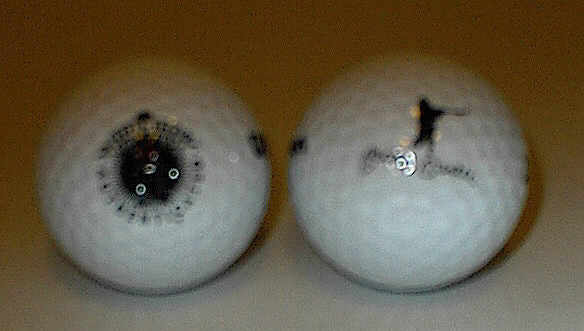 Mickey Mantle Commemorative Golf Balls from Upper Deck Authenticated (6 per order) WESTBROOKSPORTSCARDS