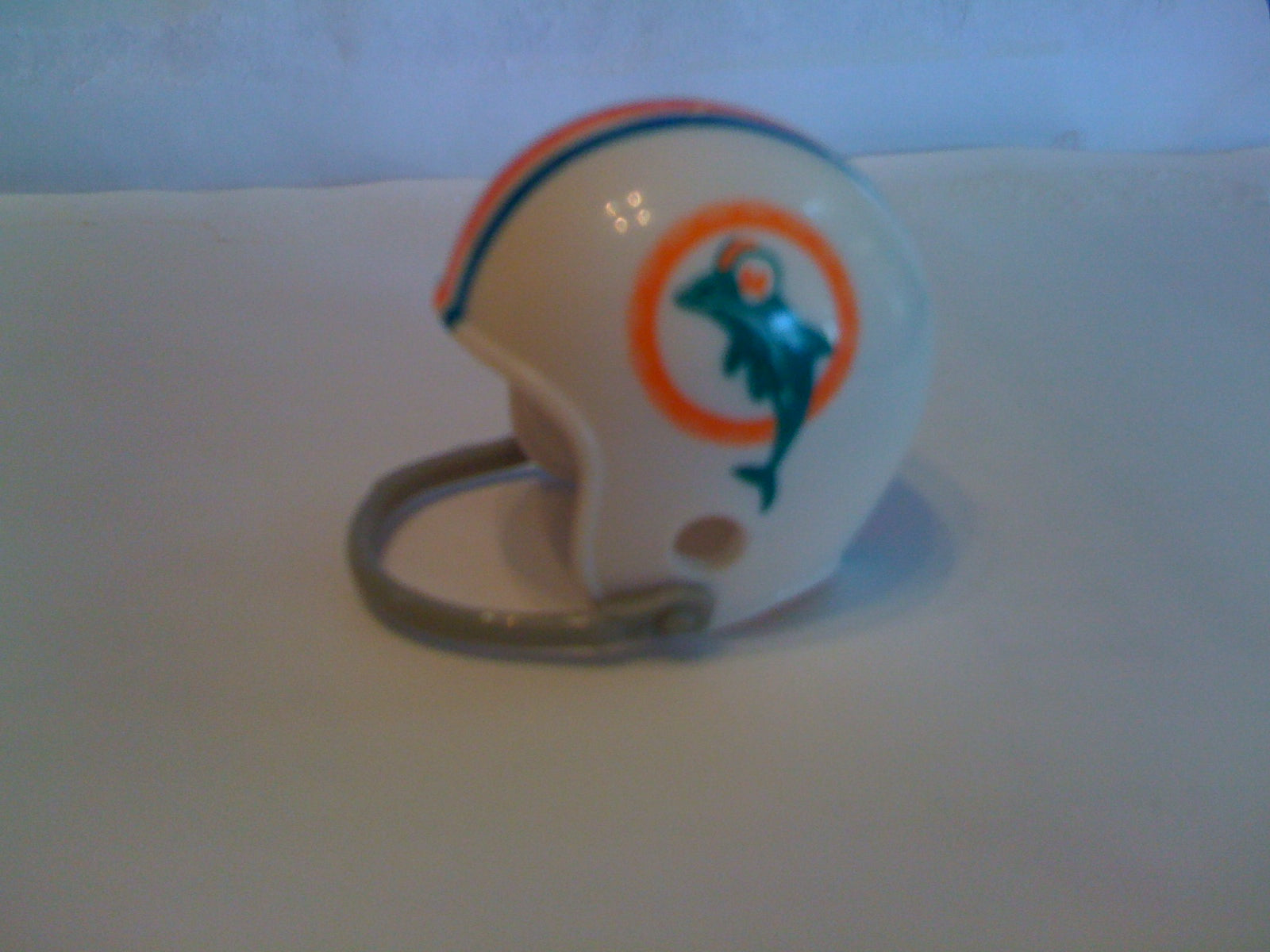 Miami Dolphins Riddell NFL Single-Bar Pocket Pro Helmet 1966 Custom Throwback  WESTBROOKSPORTSCARDS   
