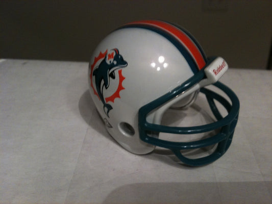 Miami Dolphins Riddell NFL Pocket Pro Helmet Chrome Throwback  WESTBROOKSPORTSCARDS