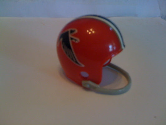 Atlanta Falcons Riddell NFL Single-Bar Pocket Pro Helmet 1966 Custom Throwback with gold side stripes  WESTBROOKSPORTSCARDS