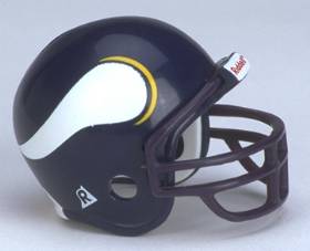 Minnesota Vikings Riddell NFL Pocket Pro Helmet 1985-2006 Throwback  WESTBROOKSPORTSCARDS   