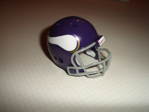 Minnesota Vikings Revolution Throwback Riddell NFL Pocket Pro Helmet (Old logo with Gray mask 1961-1979)  WESTBROOKSPORTSCARDS