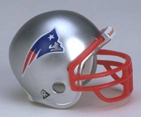 New England Patriots Riddell NFL Pocket Pro Helmet 1994-1999 Throwback (Blue Patriot logo) rare  WESTBROOKSPORTSCARDS