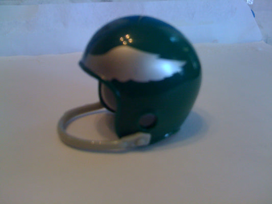 Philadelphia Eagles Riddell NFL Single-Bar Pocket Pro Helmet 1959 Custom Throwback (Green helmet and Silver Wings)  WESTBROOKSPORTSCARDS