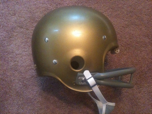 Game Used NFL, Riddell Kra-Lite, and Miscellaneous Helmets: Notre Dame Fighting Irish Riddell Kra-Lite TK Suspension Helmet circa 1972- Very Rare  WESTBROOKSPORTSCARDS   