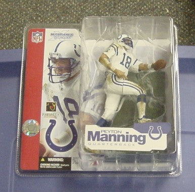 McFarlane Football Sports Picks Figurines: Peyton Manning Indianapolis Colts McFarlane Sports Pick  WESTBROOKSPORTSCARDS