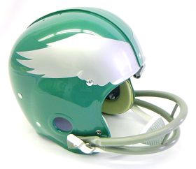 Riddell Classic RK Pro Line Throwback Helmets: Philadelphia Eagles '55-'69 Classic Riddell RK Throwback Full Size Helmet  WESTBROOKSPORTSCARDS