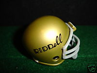 Riddell Logo Gold Helmet Pocket Pro (block & script) from Series 2 WESTBROOKSPORTSCARDS