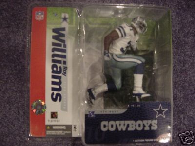 McFarlane Football Sports Picks Figurines: Roy Williams Cowboys McFarlane Sports Pics  WESTBROOKSPORTSCARDS