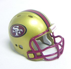 San Francisco 49ers Revolution Riddell NFL Pocket Pro Helmet Throwback  WESTBROOKSPORTSCARDS