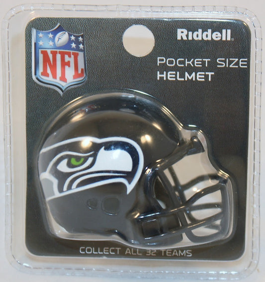 Seattle Seahawks 2012 Revolution Riddell NFL Pocket Pro Helmet  WESTBROOKSPORTSCARDS   