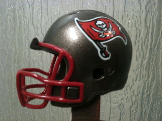 Tampa Bay Buccaneers Revolution Riddell NFL Pocket Pro Helmet (Alternate Red mask)  WESTBROOKSPORTSCARDS   