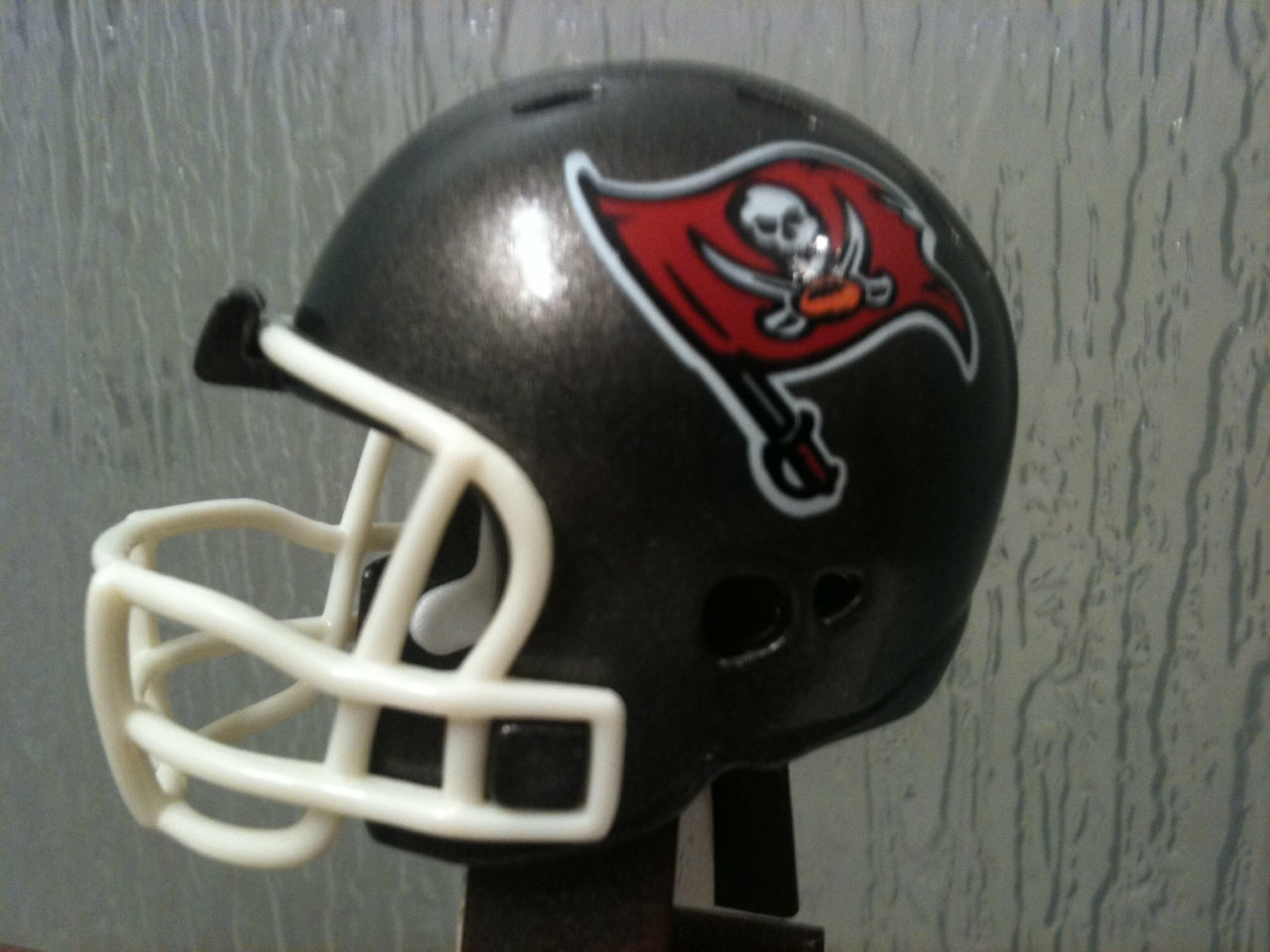 Tampa Bay Buccaneers Revolution Riddell NFL Pocket Pro Helmet (Alternate White mask)  WESTBROOKSPORTSCARDS