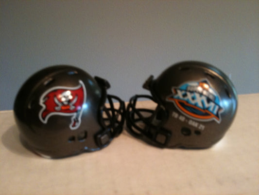 Tampa Bay Buccaneers Riddell NFL Pocket Pro Helmet Super Bowl XXXVII Championship  WESTBROOKSPORTSCARDS
