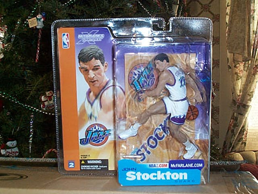 McFarlane NBA Sports Picks Figurines: Utah Jazz John Stockton Short Printed McFarlane Sports Picks Figure  WESTBROOKSPORTSCARDS