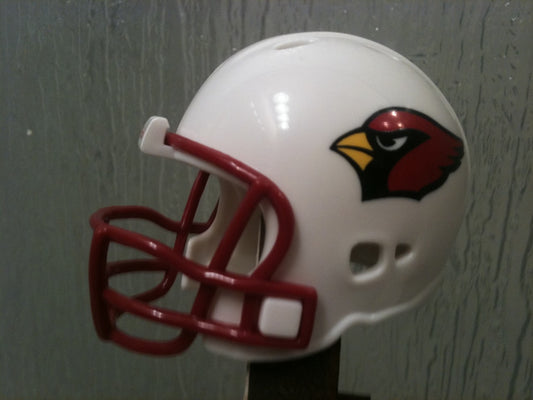 Arizona Cardinals Riddell NFL Pocket Pro Revolution Pocket Pro Helmet (Alternate Red mask)  WESTBROOKSPORTSCARDS