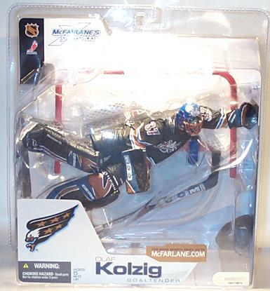 McFarlane Hockey Sports Picks Figurines: Washington Capitals Olaf Kolzig McFarlane Sports Picks Short Printed Figure  WESTBROOKSPORTSCARDS   