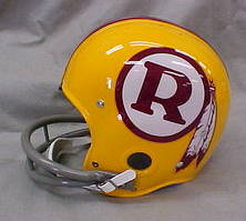 Riddell Classic RK Pro Line Throwback Helmets: Washington Redskins '70-'71 Classic Riddell RK Throwback Full Size Helmet WESTBROOKSPORTSCARDS