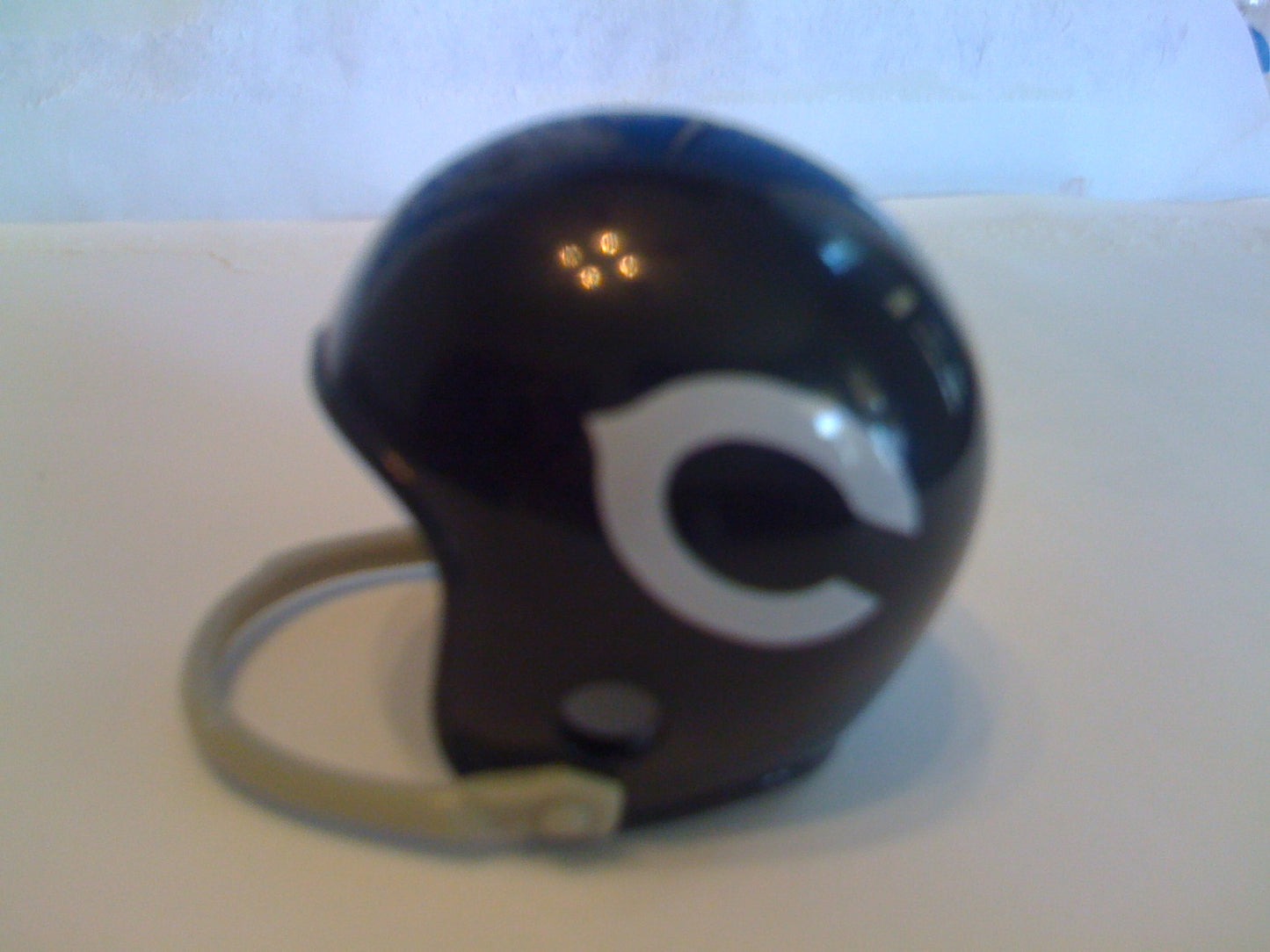 Chicago Bears Riddell NFL Single-Bar Pocket Pro Helmet 1962 Custom Throwback WESTBROOKSPORTSCARDS