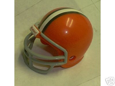 Cleveland Browns Riddell NFL Pocket Pro Helmet 1962-1974 Throwback (with Grey Mask)  WESTBROOKSPORTSCARDS