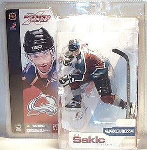 McFarlane Hockey Sports Picks Figurines: Colorado Avalanche Joe Sakic McFarlane Sports Picks Short Printed Figure  WESTBROOKSPORTSCARDS
