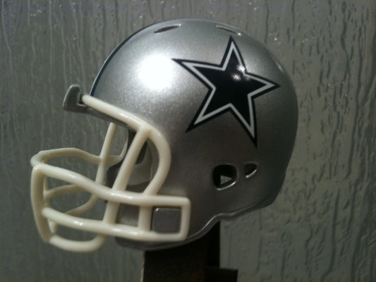 Dallas Cowboys Riddell NFL Revolution Pocket Pro Helmet (Alternate White mask)  WESTBROOKSPORTSCARDS