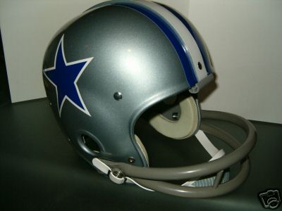 Riddell Classic RK Pro Line Throwback Helmets: Dallas Cowboys '64-'66 Classic Riddell RK Throwback Full Size Helmet  WESTBROOKSPORTSCARDS   